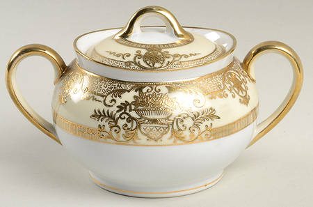 Fleurgold Sugar Bowl & Lid