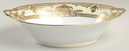 Fleurgold 10" Oval Vegetable Bowl