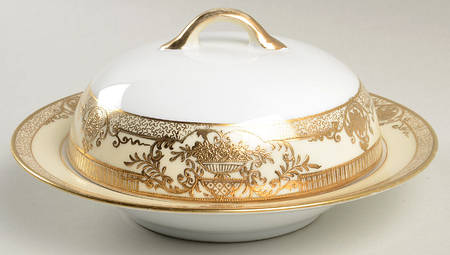 Fleurgold Round Covered Butter