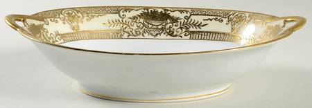 Fleurgold 9" Oval Vegetable Bowl