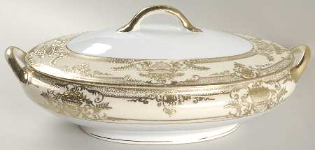 Fleurgold Oval Covered Vegetable