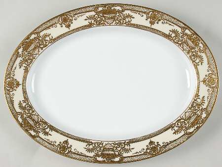 Fleurgold 13" Oval Serving Platter
