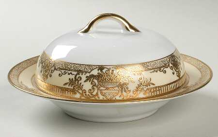 Fleurgold Round Covered Butter