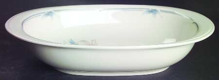 Floating Garden 10" Oval Vegetable Bowl