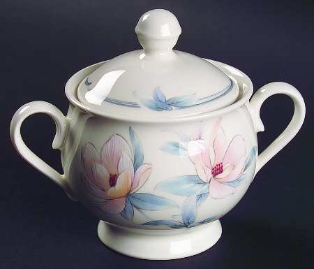 Floating Garden Sugar Bowl & Lid