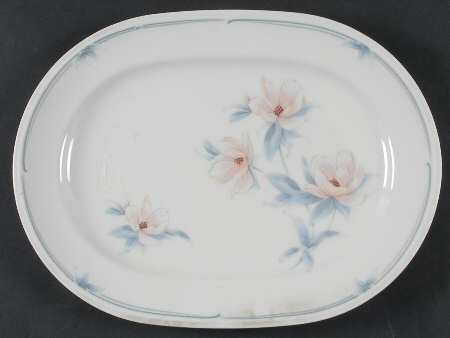 Floating Garden 13" Oval Serving Platter