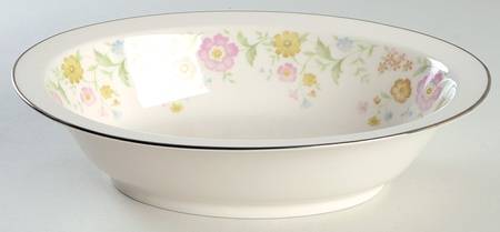 Flirtation 10" Oval Vegetable Bowl