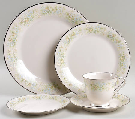 Flower Maid 5 Piece Place Setting