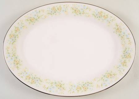 Flower Maid 16" Oval Serving Platter