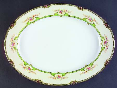 Floreal 16" Oval Serving Platter