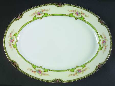 Floreal 13" Oval Serving Platter