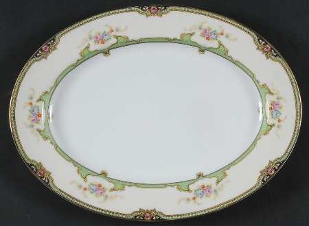 Floreal 11" Oval Serving Platter