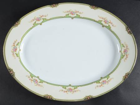 Floreal 17" Oval Serving Platter