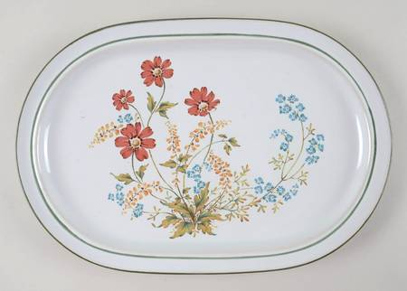 Floralee 14" Oval Serving Platter