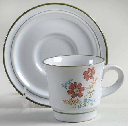 Floralee Flat Cup & Saucer Set