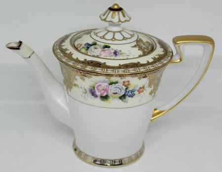 Floragold Coffee Pot & Lid