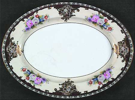 Floragold 11" Oval Serving Platter