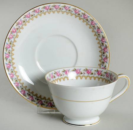 Floralee Footed Cup & Saucer Set
