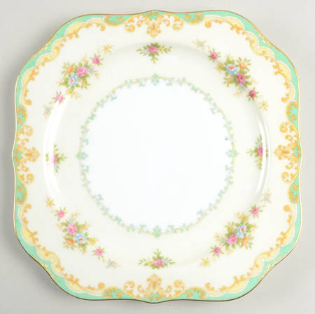 Floralia Square Salad Plate