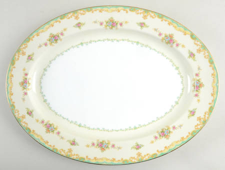 Floralia 16" Oval Serving Platter