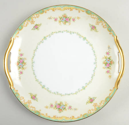 Floralia Square Handled Cake Plate