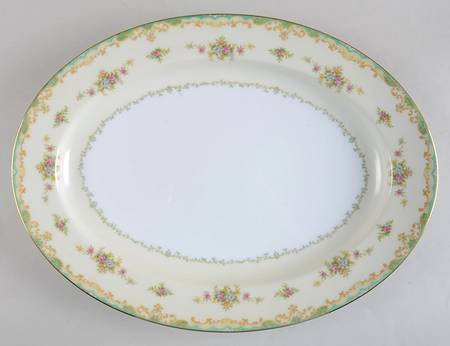 Floralia 16" Oval Serving Platter