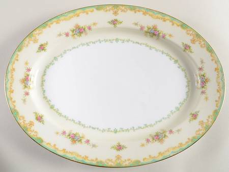 Floralia 13" Oval Serving Platter