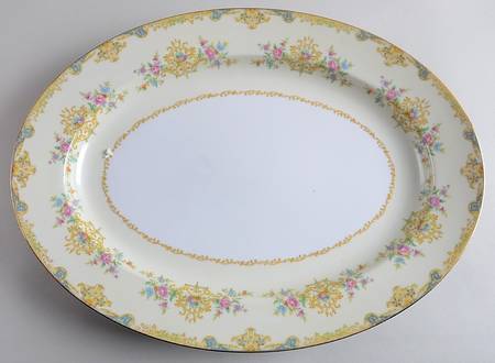 Floramay 16" Oval Serving Platter