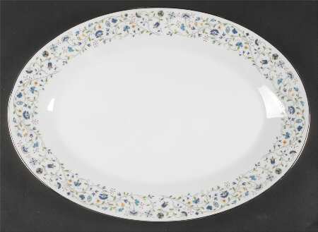 Floris 16" Oval Serving Platter