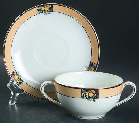 Florida Flat Bouillon Cup & Saucer