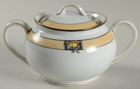 Florida Sugar Bowl & Lid