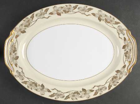 Floris 16" Oval Serving Platter