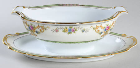 Florola Gravy Boat with Attached Underplate