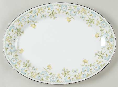 Flourish 14" Oval Serving Platter