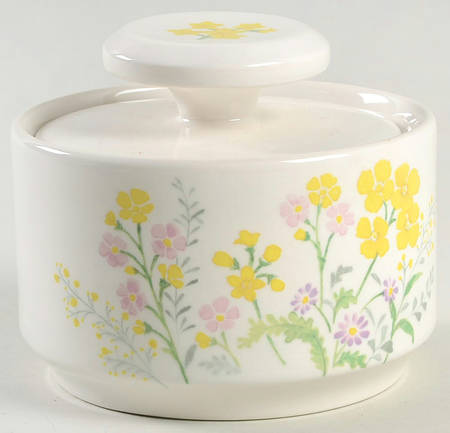 Flower Power Sugar Bowl & Lid