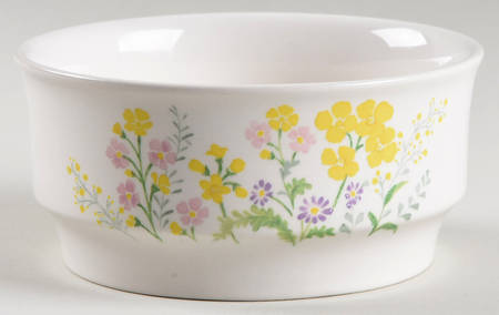 Flower Power Cranberry Bowl