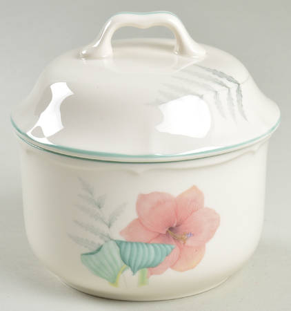 Floral Song Sugar Bowl & Lid