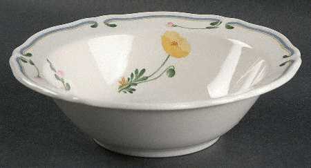 Floral Sonnet Soup/Cereal Bowl