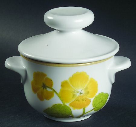 Flower Time Individual Casserole & Lid
