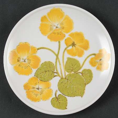 Flower Time Bread & Butter Plate