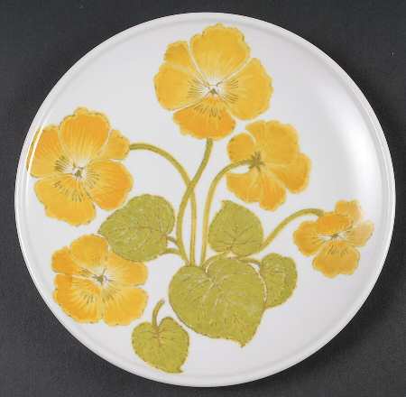 Flower Time Salad Plate