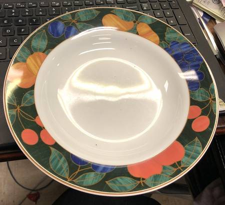 Forest Bounty Rim Soup Bowl