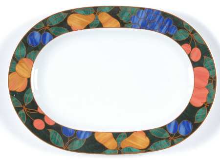 Forest Bounty 14" Oval Serving Platter