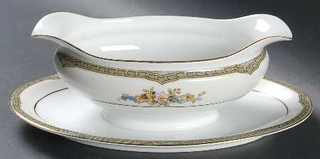 Fontaine Gravy Boat with Attached Underplate