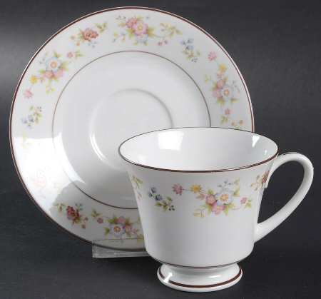 Forever Footed Cup & Saucer Set