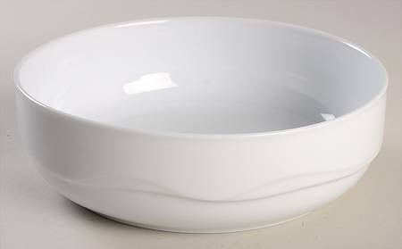 Foam White 7" Round Vegetable Bowl
