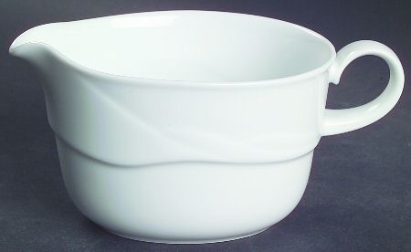 Foam White Gravy Boat