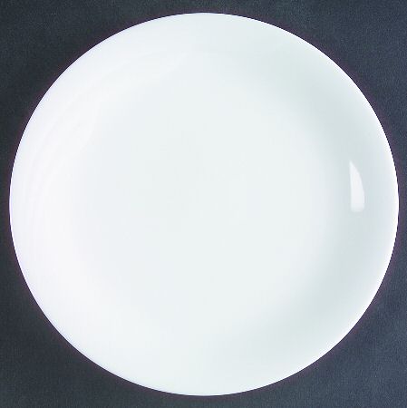 Foam White Salad Plate