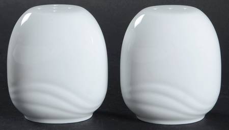 Foam White Salt & Pepper Set