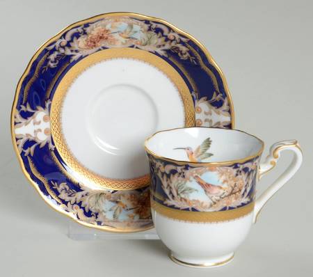 Foxboro Footed Demitasse Cup & Saucer Set